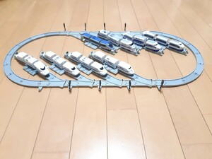 カプセルプラレール 車両基地 N700S N700A N700 700系 500系 300系 100系 0系 東海道新幹線 新幹線 ガチャ モーター車 のぞみ ひかり