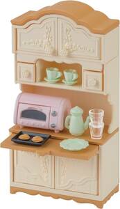 単品 シルバニアファミリー 家具 【 食器棚トースターセット 】 カ-419 STマーク認証 3歳以上 おもちゃ ドールハウス S
