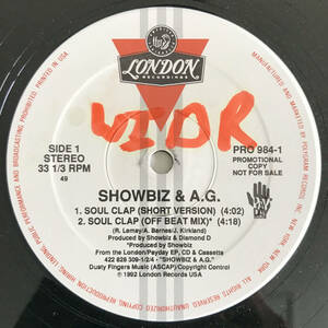 Showbiz & A.G. - Soul Clap / Party Groove プロモオンリー