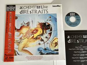 【89年版レーザーディスク】ダイアー・ストレイツ Dire Straits/ ALCHEMY LIVE シュリンク/帯付LD パイオニアLDC SM037-3364 Mark Knopfler