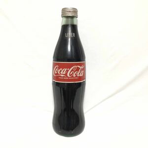 コカ・コーラ 1リットル 瓶 三代目 1970年代 サンプル 見本瓶 見本品 当時もの ビンテージ インテリア レッドラベル coca-cola 希少 非売品