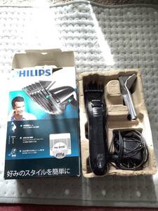 PHILIPS フィリップス ヘアカッター 電気 バリカン 好みのスタイルを簡単に　動作確認済み　送料520円