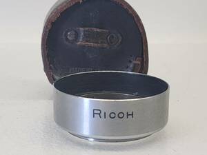 ★ R60328　RICOH リコー　SERIES VI　43mm　スクリュー式メタルレンズフード　ケース付き ★