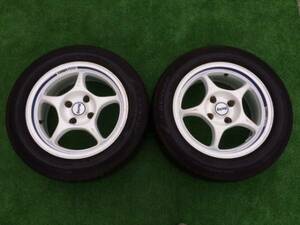 【C5586N】ENKEI RP-01 ★7J+35★ PCD114.3-4穴 215/55R16 即決