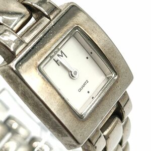 【電池切れ】NOEVIR　ノエビア クォーツ腕時計　HM　スクエア　レディース　ケース幅：1.8　腕回り：15.3