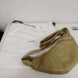 【F-14882】1円～ Lemaire ルメール クロワッサンバッグ small croissant bag ショルダーバッグ 色：イエロー 希少 中古品