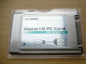 ★【送料無料】【新品・未使用】CONTEC PIO16-16L(PM)-CARD デジタル入出力 PCMCIA PCカード 16ch/16ch★