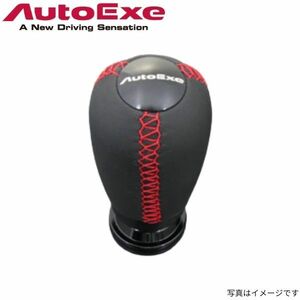 オートエグゼ シフトノブ MAZDA6/アテンザ GJ系 マツダ レッドステッチ 本革 AutoExe A1396-03