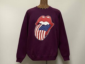 USED USA/SWEAT SHIRTS/PRINTED/HANES/ROLLING STONES/スエットシャツ/プリント/トレーナー/ヘインズ/ローリングストーンズ/アメカジ/古着