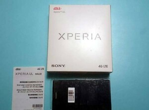 更に値下げ①　新品 AU XPERIA SOL22 一括購入/○判定 Black