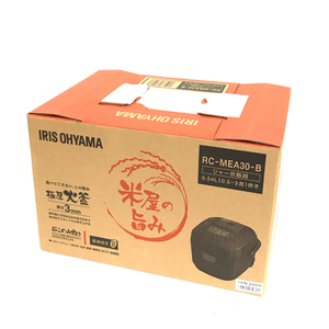 美品 未使用 アイリスオーヤマ RC-MEA30 ジャー炊飯器 0.5-3合炊き 米屋の旨み