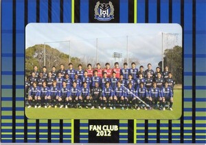 【非売品】ガンバ大阪　ファンクラブ特典　2012年　チーム集合写真