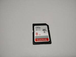 8GB　SanDisk Ultra SDHCカード　フォーマット済み　SDカード　メモリーカード
