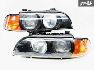 程度良好！HELLA製 BMW 純正 E39 5シリーズ ヘッドライト ヘッドランプ ハロゲン 左右セット 301-145 505-01