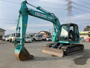 油圧ショベル(ユンボ) コベルコ建機 SK135SR-3 2014年 4,876h 2015年式、排土板、クレーン仕様、マルチレ