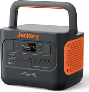 Jackery ポータブル電源 1000 Pro ポータブルバッテリー 1.8時間 フル充電 大容量 278400mAh/1002Wh 家庭用 アウトドア用 バックアップ電源