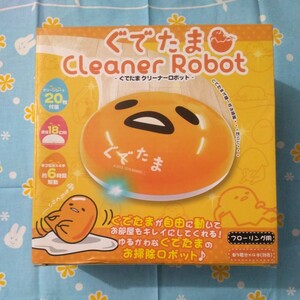 ぐでたま クリーナー ロボット フローリング用 電池式 中古品 微傷・箱傷みあり 付属品欠品なし 動作確認済 テスト用単三電池４本付き