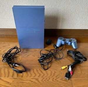 PS2　プレイステーション2 　本体　SCPH-39000　 ラチェット＆クランク ブルー　コントローラー　DUAL SHOCK 2