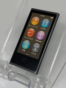 【新品バッテリー交換済み nanoシリーズ最終モデル】 Apple iPod nano 第7世代 16GB スペースグレイ 【完動品 生産終了品 1円スタート】