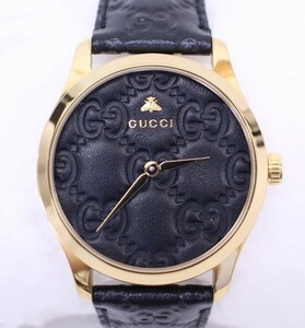 【美品】グッチ GUCCI G-TIMELESS Gタイムレス メンズ レディース ユニセックス 腕時計 YA1264034A