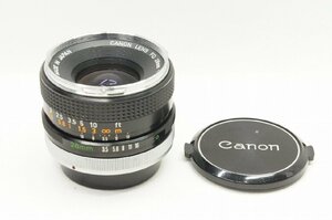 【アルプスカメラ】訳あり品 Canon キヤノン FD 28mm F3.5 単焦点レンズ 220929r