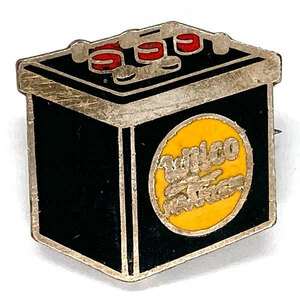 ウィルコ ハーレム バッテリー ピンバッジ Wilco HAARLEM Battery Pin ピンズ ビンテージ バイカー Biker Vintage Motorcycle