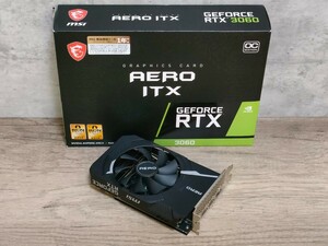 NVIDIA MSI GeForce RTX3060 12GB AERO ITX OC 【グラフィックボード】