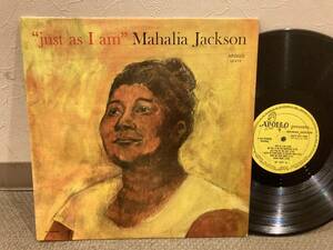 ■US LP orig. ◆Mahalia Jackson／JUST AS I AM　◆Apollo原盤　全盛期のマヘリア・ジャクソン
