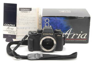 CONTAX Aria コンタックス アリア 一眼レフ フイルムカメラ ボディ 京セラ 元箱 動作確認済 #813