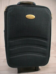 1954　TOWN ROOF 緑色　鍵付き　スーツケース　キャリケース　旅行用　ビジネストラベルバック