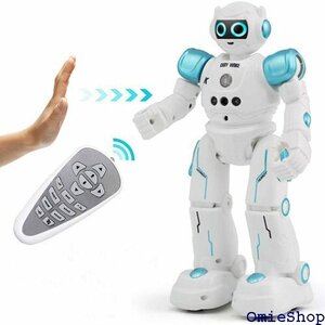 多機能ロボットおもちゃ ラジコンロボット 手振り制御 それは歌と踊りをする 子供のおもちゃ 青