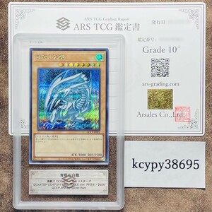 【ARS鑑定10+】世界に3枚 青眼の白龍 シークレットレア QCCP-JP001 遊戯王 鑑定書付き PSA BGS ARS鑑定10+ 鑑定品 side: PRIDE