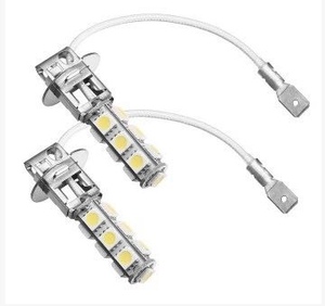 LED保証付H3高輝度13連SMD白 フォグランプ 12V ２個セット