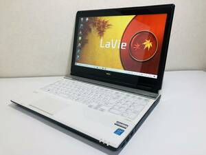 【爆速新SSD512GB☆メモリ8GB☆タッチパネル♪】☆NEC LL750/M （白）☆最強 Core i7-4700MQ☆カメラ/Blu-ray/USB3.0☆