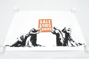 希少 WCP Banksy バンクシー SALE ENDS リプロダクション シルクスクリーン プリント 現代アート 限定品