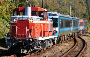 【レア】鉄道 デジ 写真 画像 DE10 キハ185 四国 乗務員訓練 14