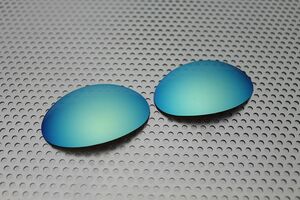 LINEGEAR　オークリー　ロメオ１用交換レンズ　ポリカレンズ　ターコイズブルー　Oakley　X-Metal　Romeo1