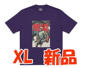 【未使用新品・送料無料】XL Palace MANGAST-Shirt PURPLE 紫 パレスTシャツ AKIRA アキラパロディ 