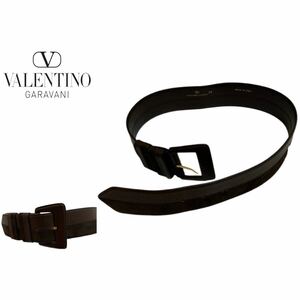 VALENTINO VINTAGE VALENTINO GARAVANI ヴァレンティノ ガラヴァーニ ヴィンテージ ITALY製　スエードレザー×レザーベルト 70 アーカイブ