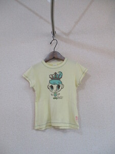 DAISYLOVERS黄色プリントTシャツ サイズ130（USED）71017②
