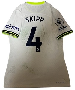 トッテナム 2022-23 オリヴァー・スキップ 実着用 ホーム ユニフォーム tottenham oliver skipp match worn shirt オリバー・スキップ