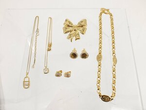 1円スタート 【NINA RICCI ニナリッチ】 アクセサリー6点セット まとめ売り ネックレス イヤリング ブローチ 装飾小物