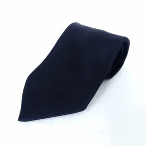 【1円】FORMAL シルク100% ブラック 無地 シンプル 日本製 ネクタイ 服飾小物 USED /2401C