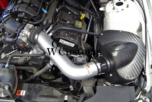 2011-14 フォード マスタング 3.7L V6 K&N コールドエアーインテーク フィルターエアークリーナー吸気馬力アップ エアロ マフラ－