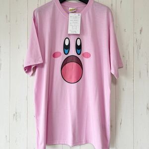 大きいサイズ　Tシャツ　メンズ　星のカービィ カービィ 　新品　タグ付き　すいこみ　ピンク　なりきり　半袖Tシャツ 3L キャラクターT