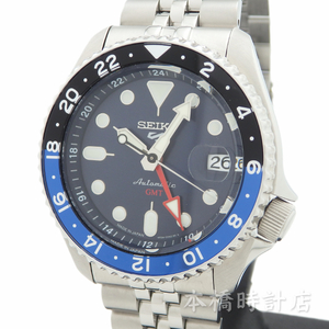 【中古】セイコー　SEIKO　5スポーツ　SBSC003　GMT　箱・保証書付　機械点検済み