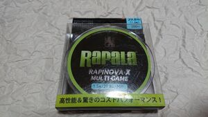 ラパラ ラピノヴァX マルチゲーム 200ｍ 1.5号 ライムグリーン 新品 RAPINOVA-X