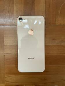 Apple iPhone8 64GB ローズゴールド SIMロック無し　ジャンク　アイフォン　前面ガラス割れ