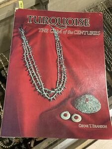 USA洋書TURQUOISEターコイズ赤本INDIANインディアンジュエリー先住民アートクラフトアメリカントリー西海岸サーフ世田谷ベースナバホピズニ