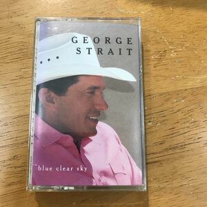 カセットテープ☆輸入盤☆洋楽☆ GEORGE STRAIT「blue clear sky